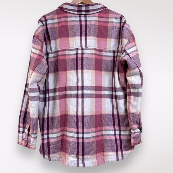Vans | Small Shacket Jacket Plaid Checkered Skate Femme Warm Winter Soft Weather - Picture 4 of 7